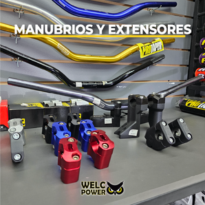 MANUBRIOS Y EXTENSORES
