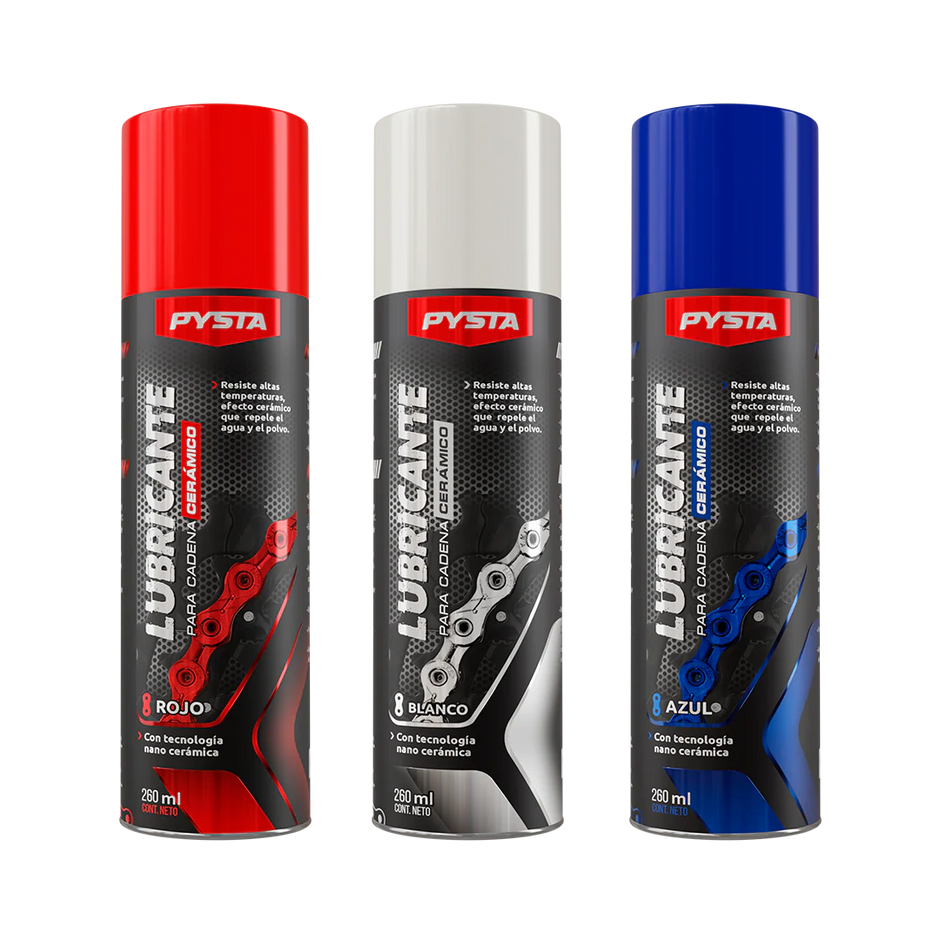 AEROSOL LUBRICANTE DE CADENA CERAMICO 260 ML PYSTA