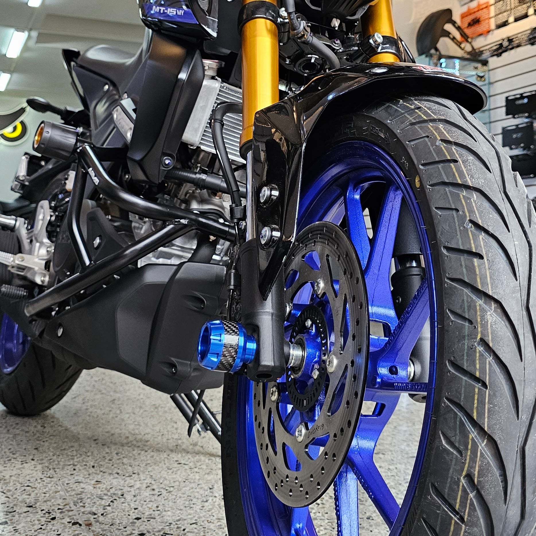 BARRA DE PROTECCIÓN CON SLIDER ARMO YAMAHA MT-15