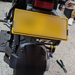 PORTA PLACA EN ACERO YAMAHA FZ