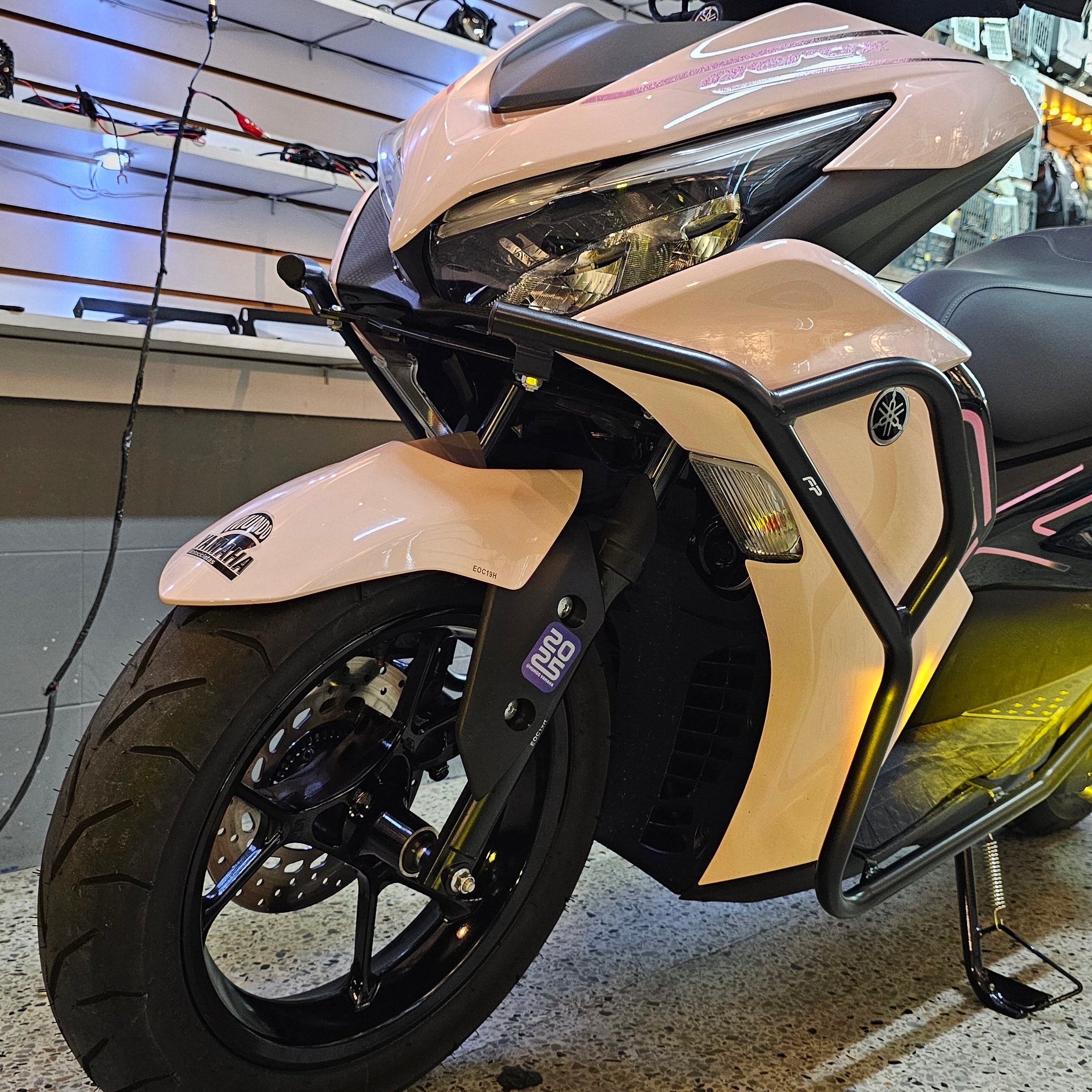 BARRA DE PROTECCIÓN CON SLIDER FP YAMAHA AEROX 155