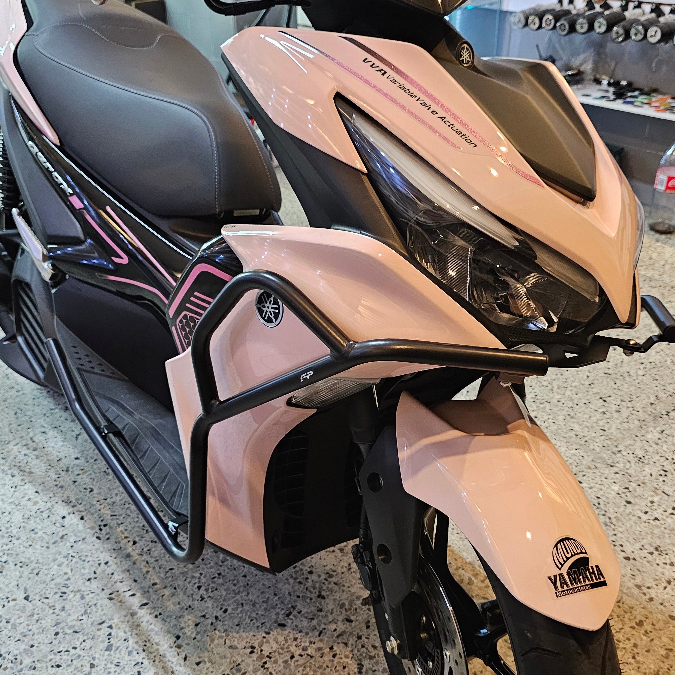 BARRA DE PROTECCIÓN CON SLIDER FP YAMAHA AEROX 155