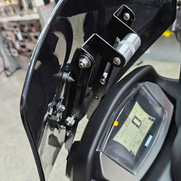 ELEVADOR O EXTENSOR DE CUPULA + SOPORTE GPS YAMAHA NMAX CONNECTED