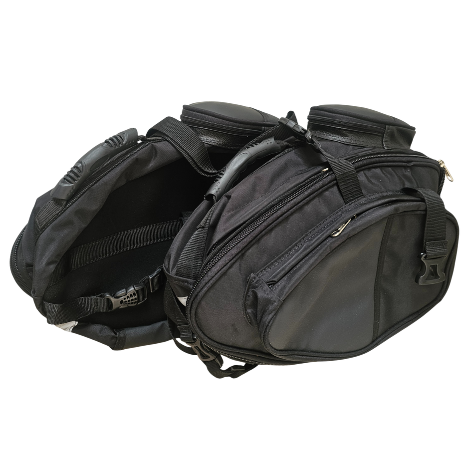 ALFORJAS NEGRAS EN LONA WP PAR