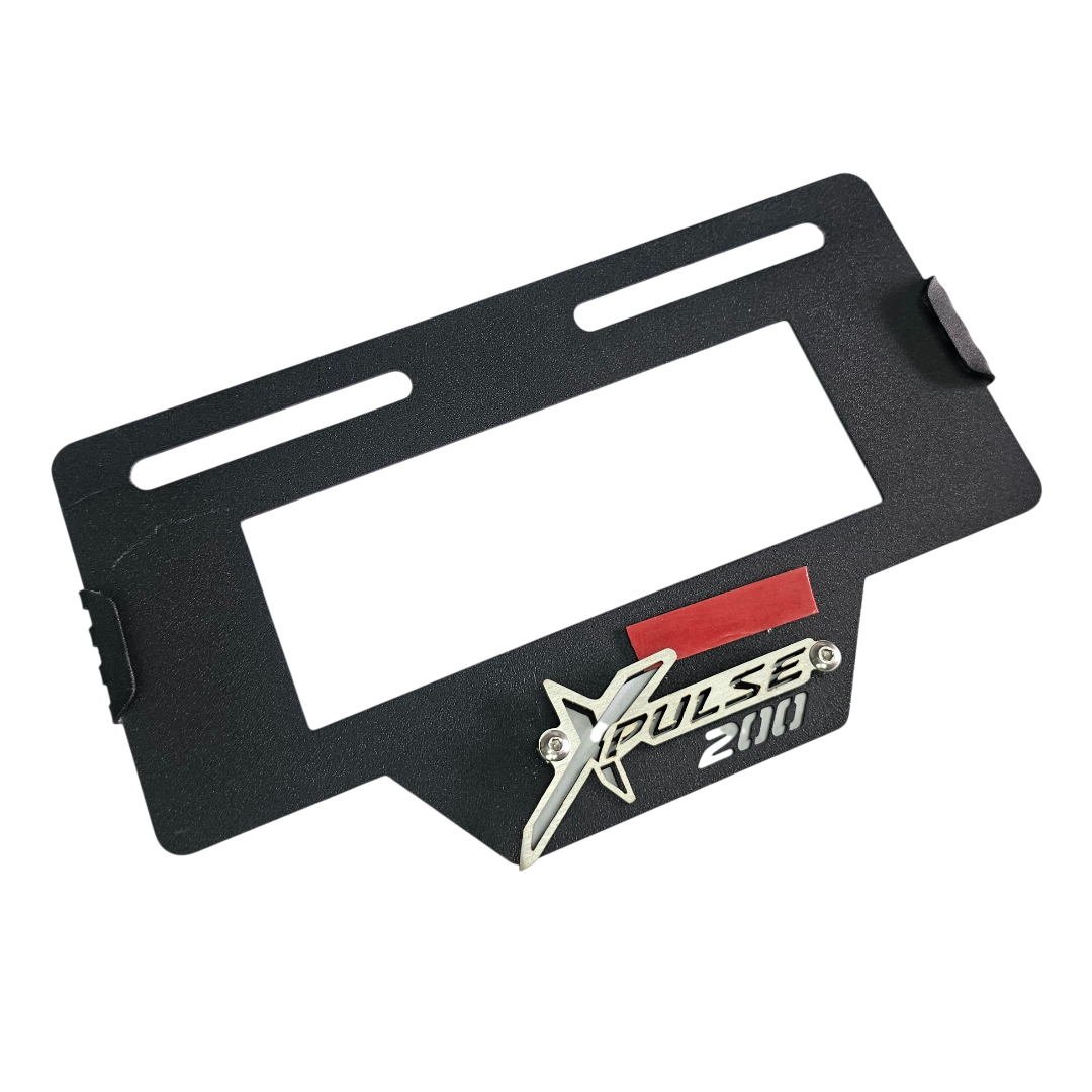 PORTA PLACA EN ACERO HERO XPULSE