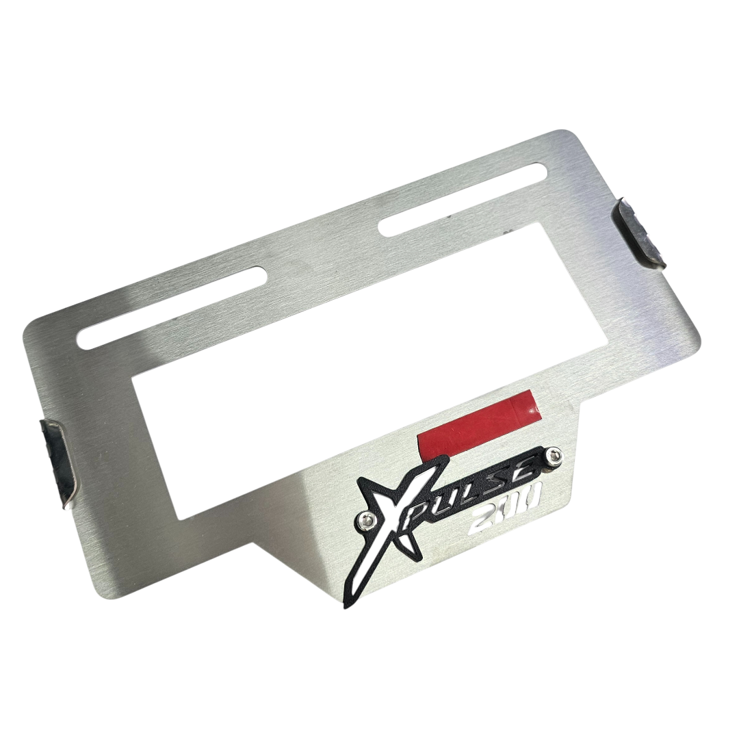 PORTA PLACA EN ACERO HERO XPULSE