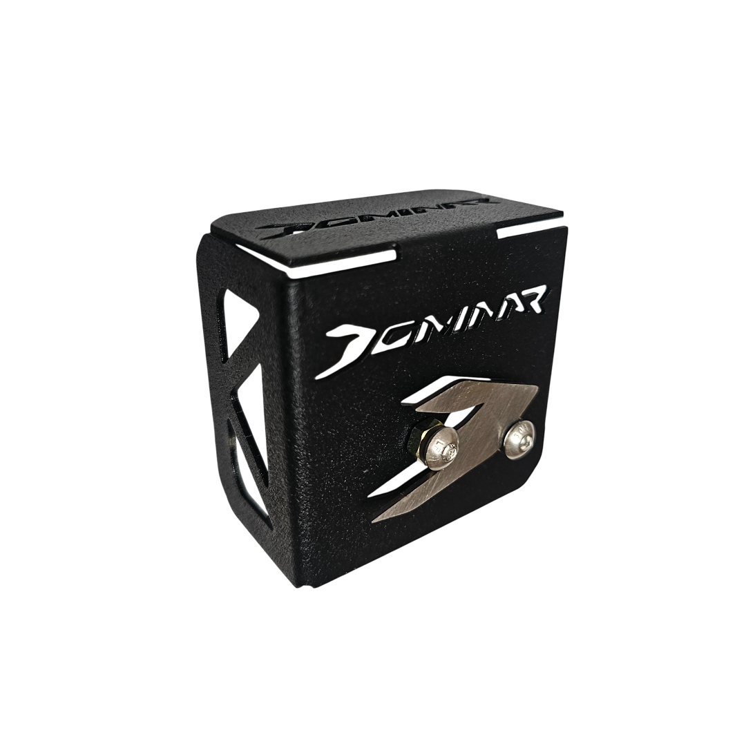 PROTECTOR DE BOMBA O DEPOSITO DE LIQUIDO DE FRENO TRASERO EN ACERO BAJAJ DOMINAR UG