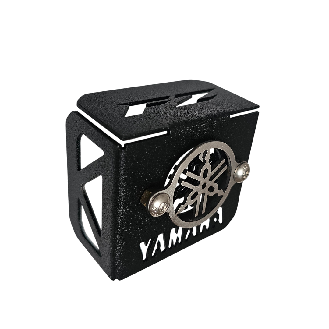 PROTECTOR DE BOMBA O DEPOSITO DE LIQUIDO DE FRENO TRASERO EN ACERO YAMAHA FZ25 - FZ 2.0 - FZ 3.0