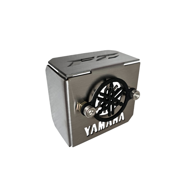 PROTECTOR DE BOMBA O DEPOSITO DE LIQUIDO DE FRENO TRASERO EN ACERO YAMAHA FZ25 - FZ 2.0 - FZ 3.0