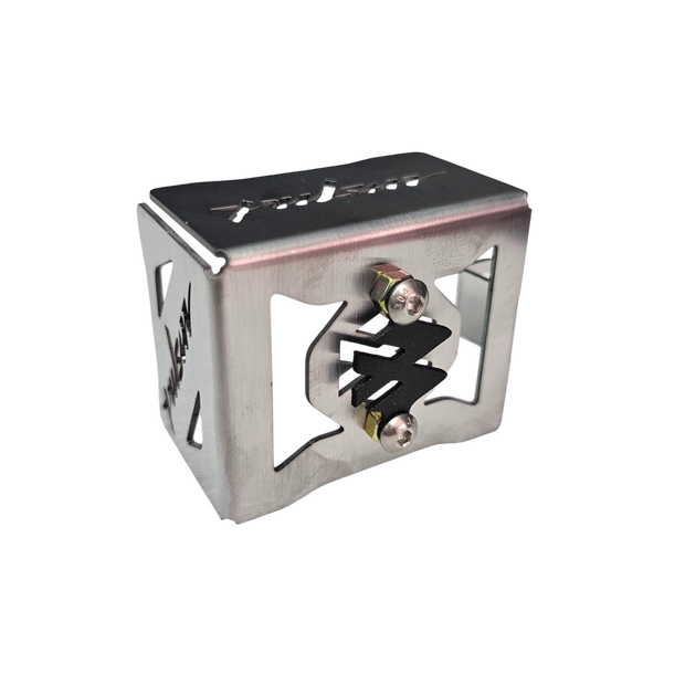 PROTECTOR DE BOMBA O DEPOSITO DE LIQUIDO DE FRENO TRASERO EN ACERO BAJAJ PULSAR N160/250 - PULSAR NS400Z