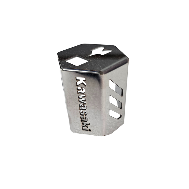 PROTECTOR DE BOMBA O DEPOSITO DE LIQUIDO DE FRENO TRASERO EN ACERO KAWASAKI Z400