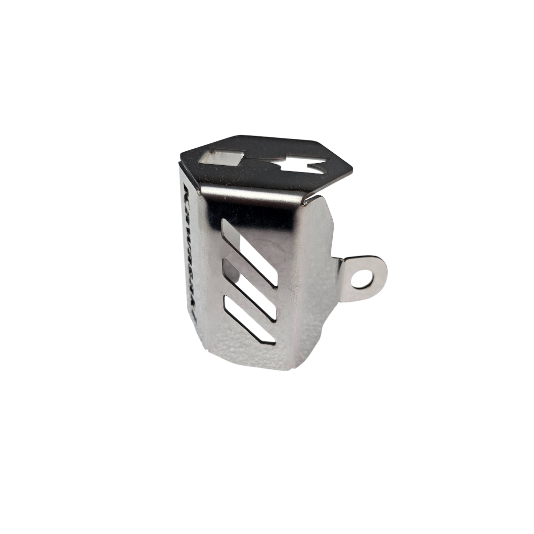 PROTECTOR DE BOMBA O DEPOSITO DE LIQUIDO DE FRENO TRASERO EN ACERO KAWASAKI Z400