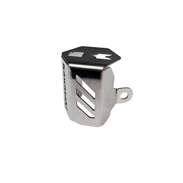 PROTECTOR DE BOMBA O DEPOSITO DE LIQUIDO DE FRENO TRASERO EN ACERO KAWASAKI Z400