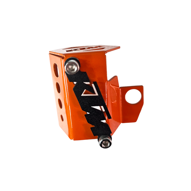PROTECTOR DE BOMBA O DEPOSITO DE LIQUIDO DE FRENO TRASERO EN ACERO KTM DUKE 200/250/390 G3