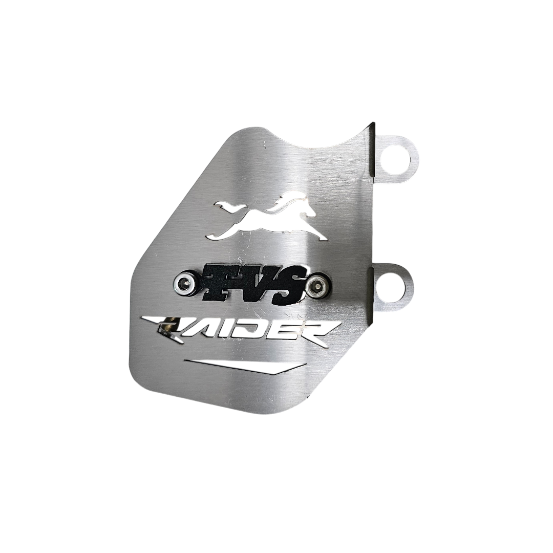 PROTECTOR DE CALIPER EN ACERO TVS RAIDER