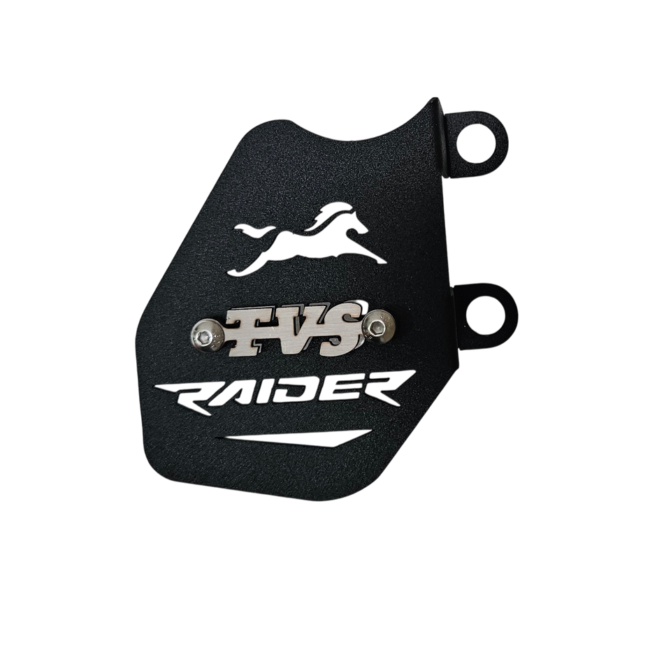 PROTECTOR DE CALIPER EN ACERO TVS RAIDER