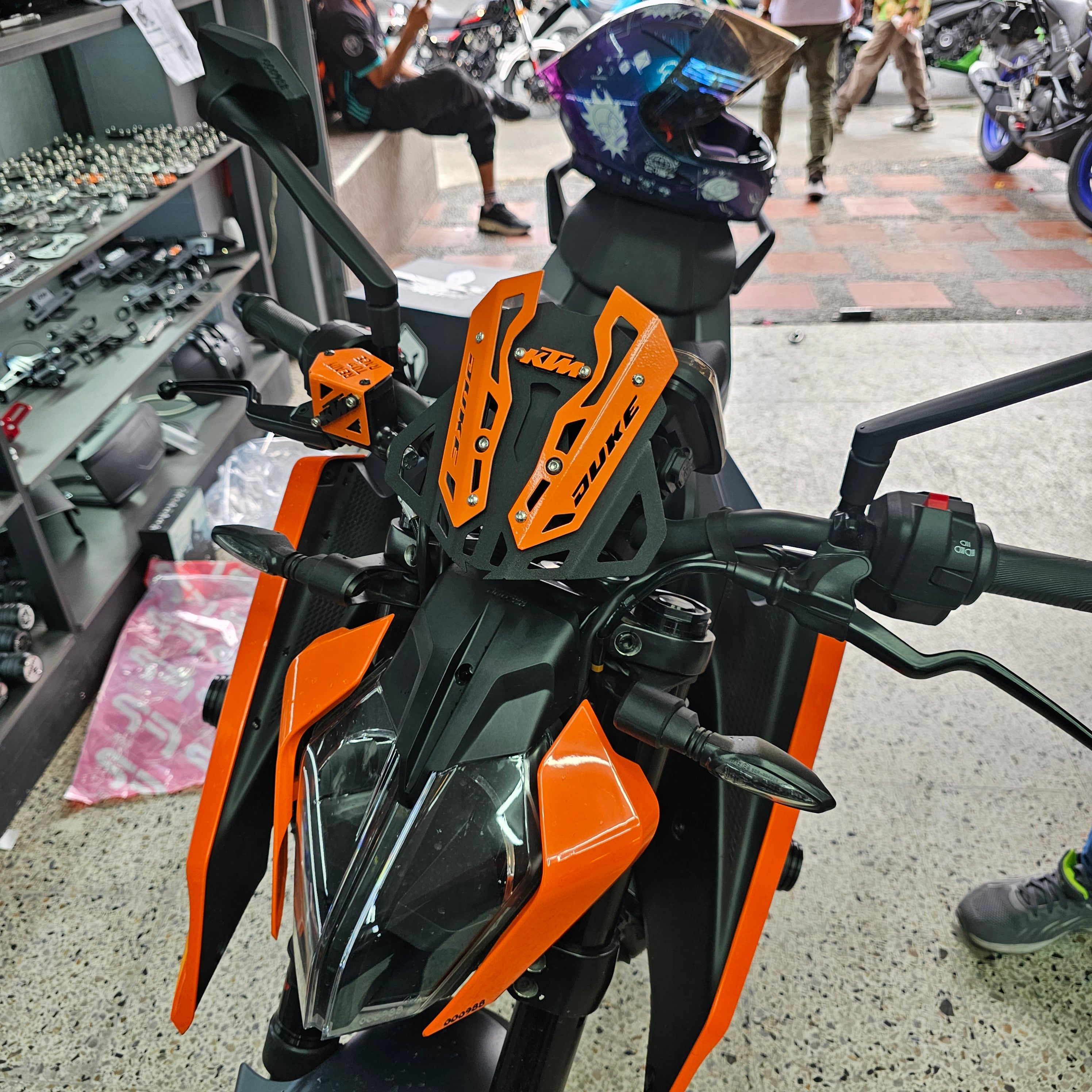 CUPULA EN ACERO KTM DUKE 200/250/390 NG - DUKE 200/250/390 G3