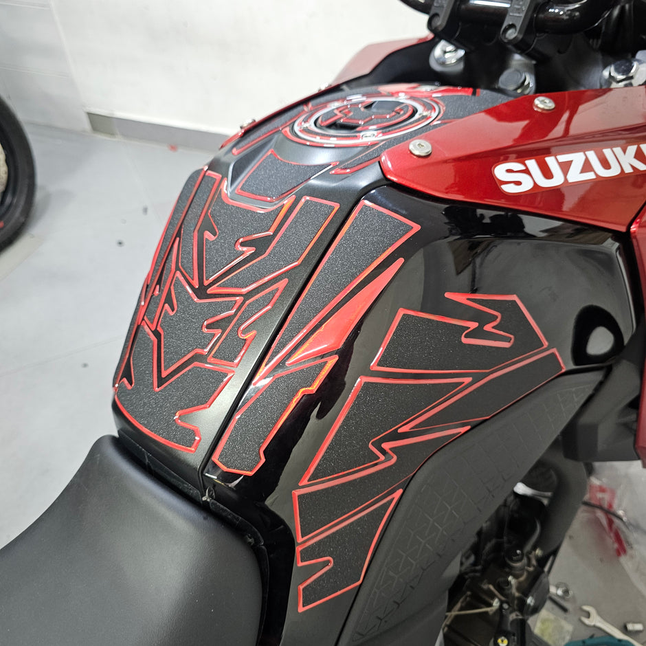 STOMPGRIPS - PROTECTORES DE TANQUE SEVEN DESIGN 7D HIDRO GEL SUZUKI VSTROM 250 SX (TIPO LIJA)