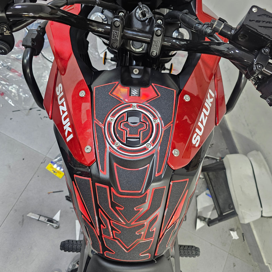 STOMPGRIPS - PROTECTORES DE TANQUE SEVEN DESIGN 7D HIDRO GEL SUZUKI VSTROM 250 SX (TIPO LIJA)