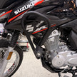 BARRA DE PROTECCION CON SLIDER CARBONO SIX SUZUKI DR 150