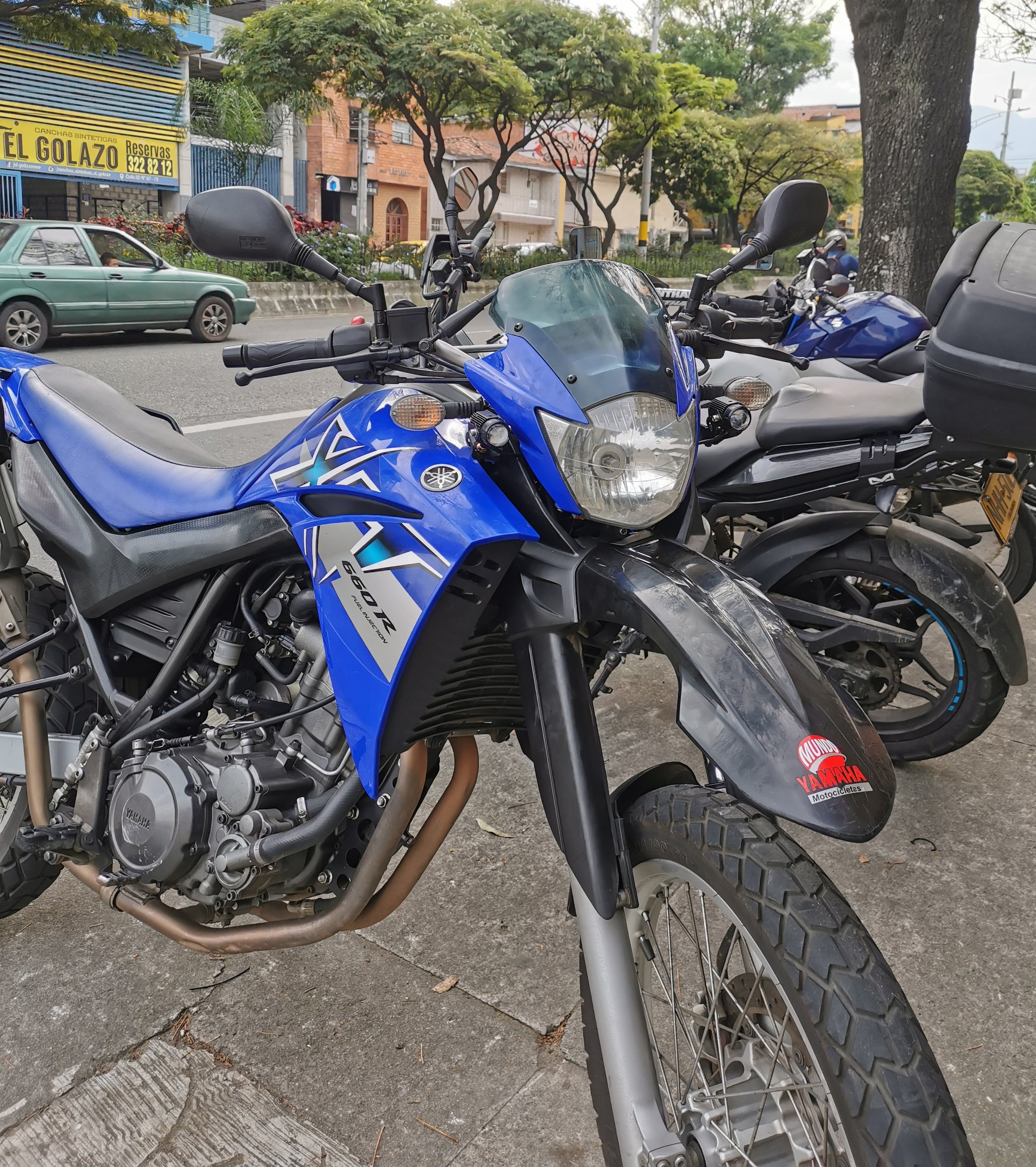 PROTECTOR EN H DE BARRAS TIPO YAMAHA XT 660