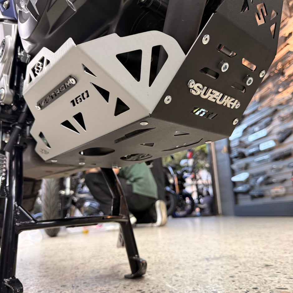 PROTECTOR DE MOTOR PECHERA SUZUKI VSTROM 160 NEGRO ID