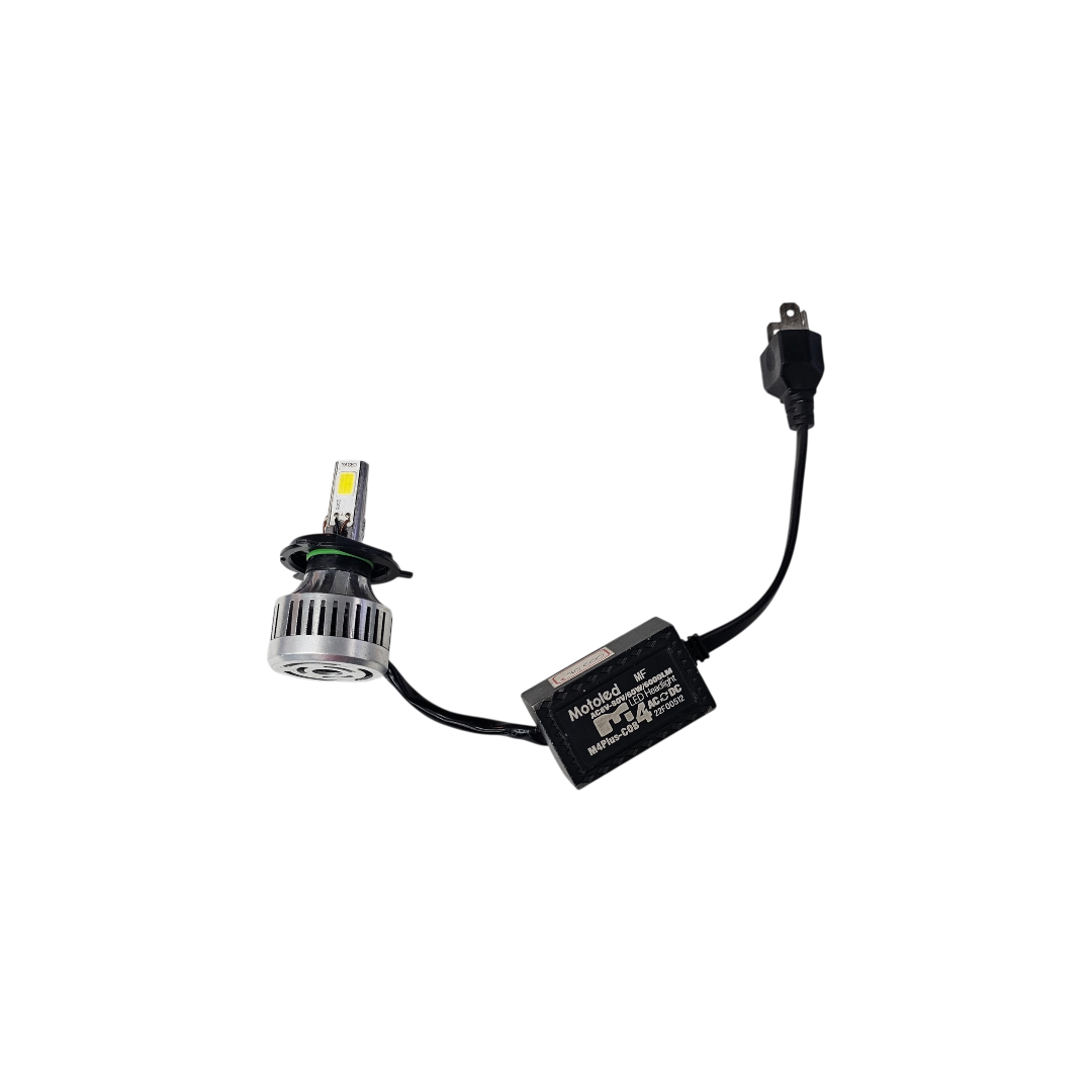 BOMBILLO LED BLANCO MOTOLED 4 CARAS (UNIDAD) 6.000 LUMENS AC/DC