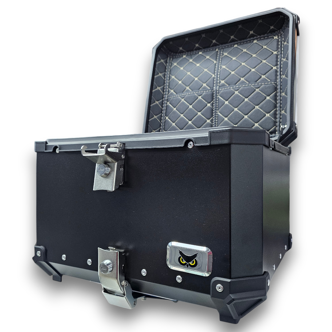 MALETERO - TOP CASE 55 LITROS WP BÚHO IMPORTADO ALUMINIO