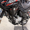 BARRA DE PROTECCION CON SLIDER CARBONO SIX SUZUKI DR 150