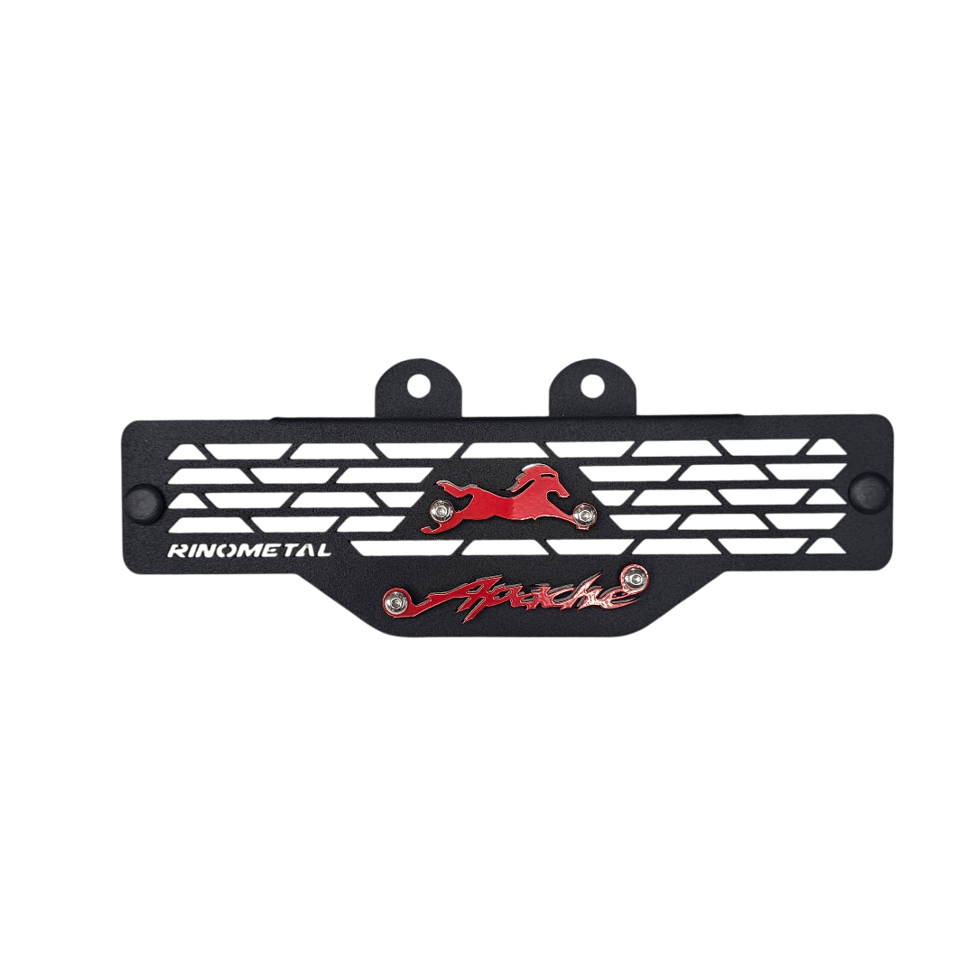 PROTECTOR DE RADIADOR EN ACERO TVS APACHE 160/200 4V