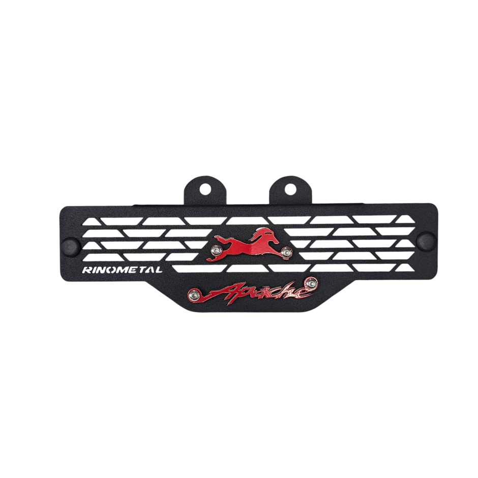 PROTECTOR DE RADIADOR EN ACERO TVS APACHE 160/200 4V