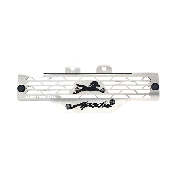 PROTECTOR DE RADIADOR EN ACERO TVS APACHE 160/200 4V