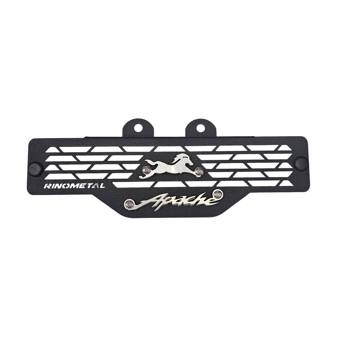 PROTECTOR DE RADIADOR EN ACERO TVS APACHE 160/200 4V
