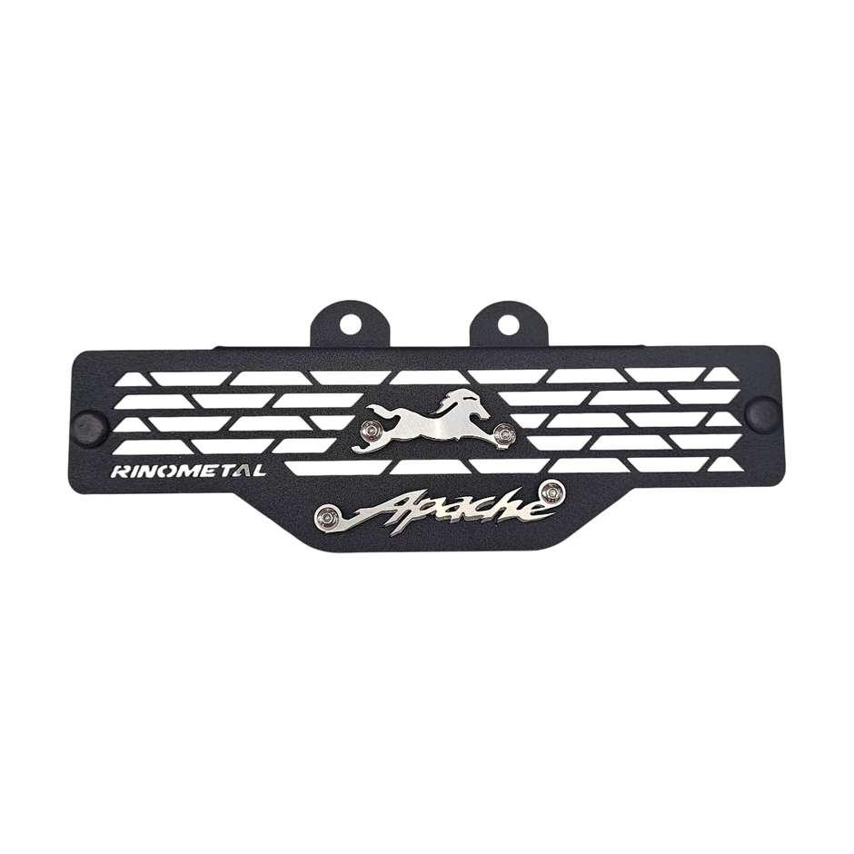 PROTECTOR DE RADIADOR EN ACERO TVS APACHE 160/200 4V