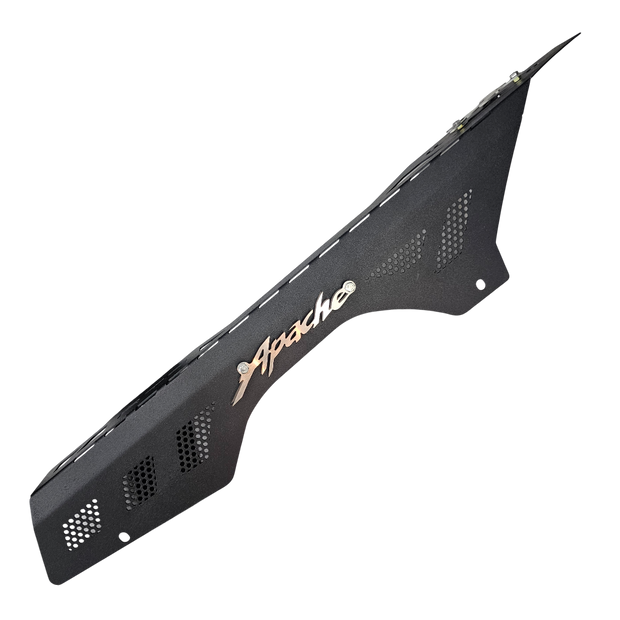 GUARDA CADENA EN ACERO TVS APACHE 160/200 4V