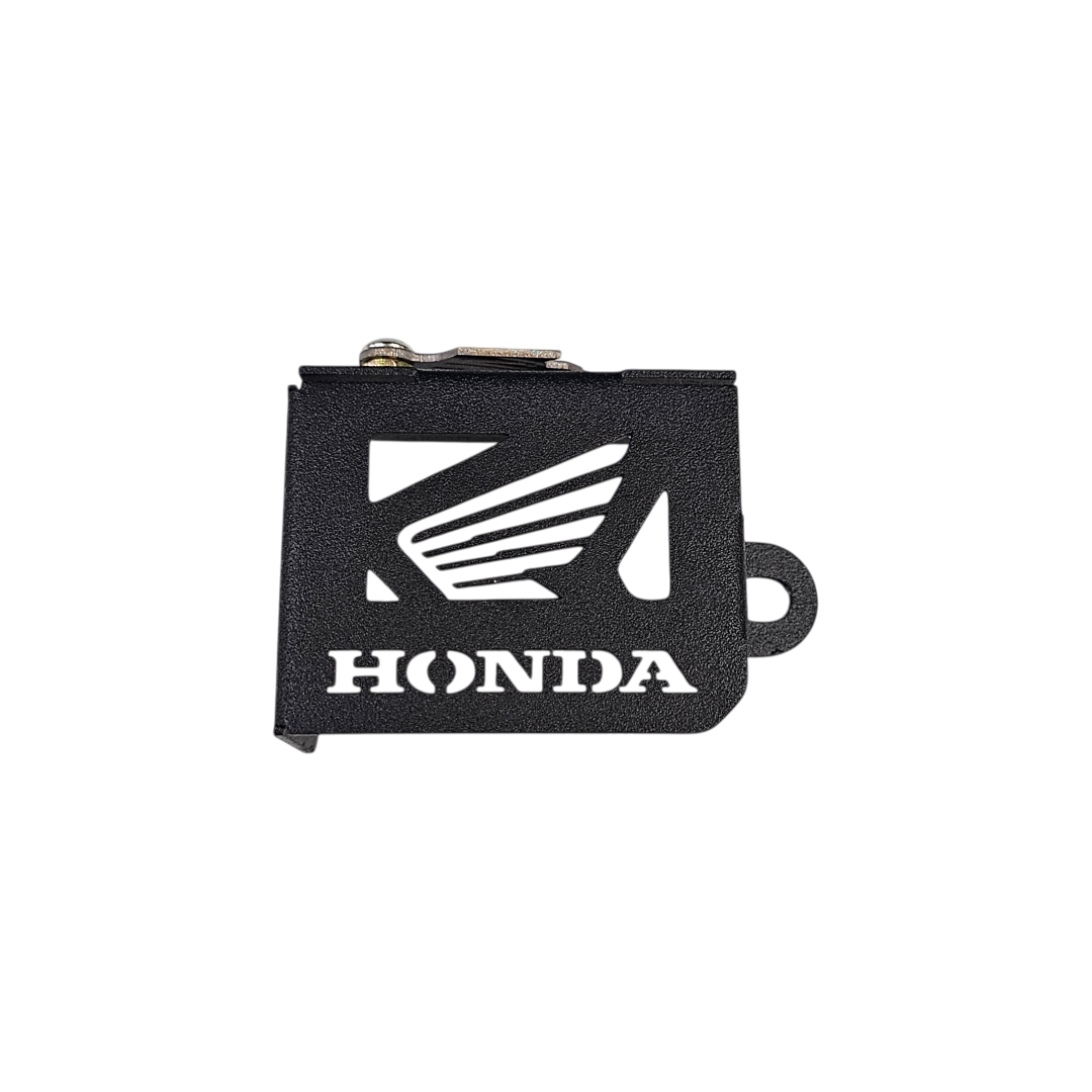 PROTECTOR DE BOMBA O DEPOSITO DE LIQUIDO DE FRENO TRASERO EN ACERO HONDA ALAS XR 190L 2.0 ABS - NX 190 - XRE 190 - CB 190R 2.0 - CB300F