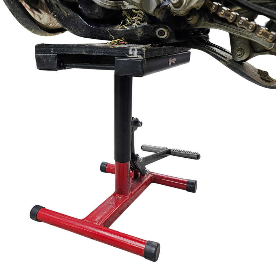 BANCO MECANICO ELEVADOR DE MOTO SEMIAUTOMATICO