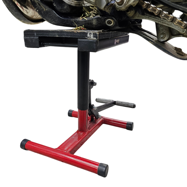 BANCO MECANICO ELEVADOR DE MOTO SEMIAUTOMATICO