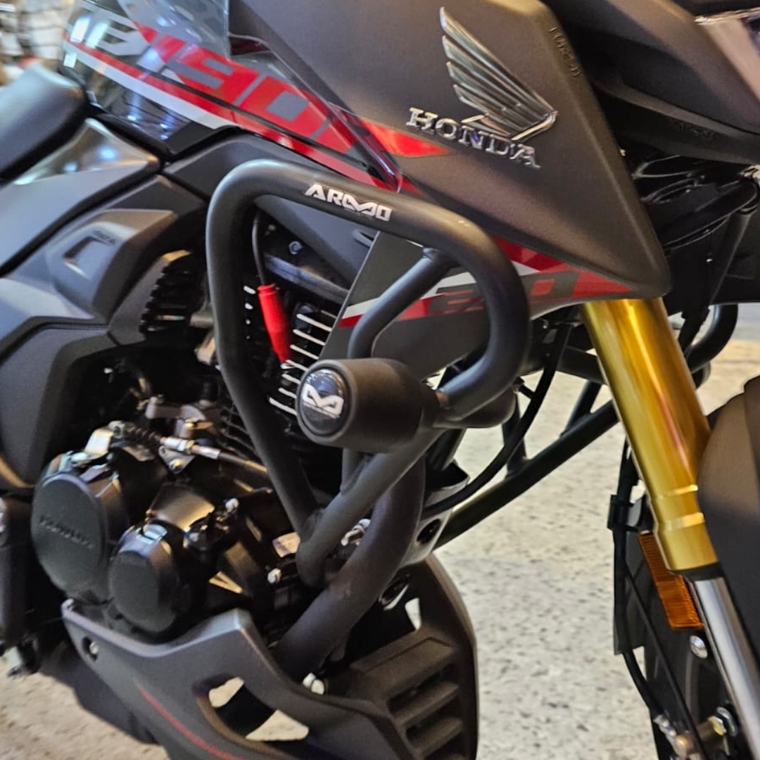 BARRA DE PROTECCIÓN CON SLIDER ARMO HONDA CB 160F - HONDA CB 190R 2016/2019 - HONDA CB 190R 2.0 2025