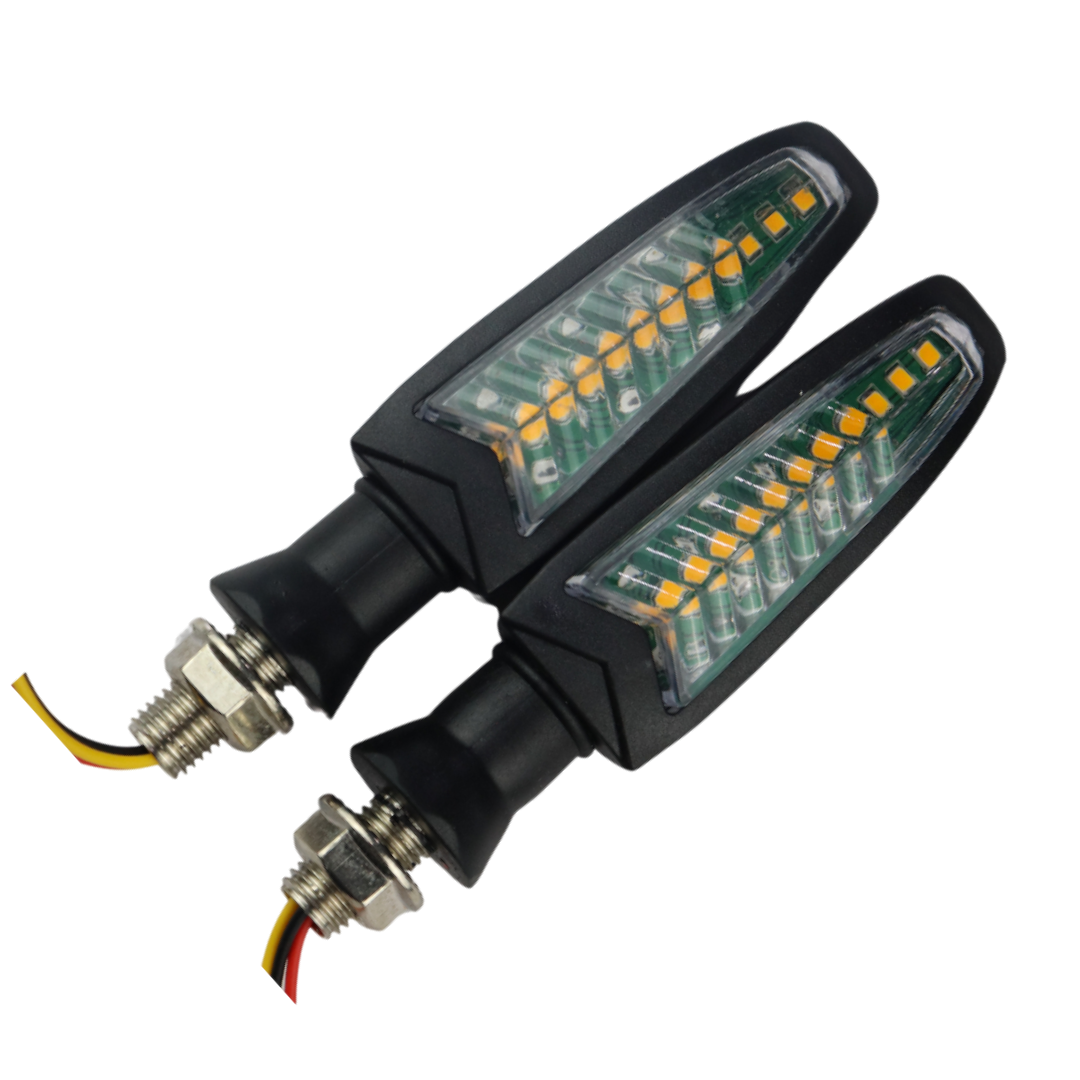 PAR DE DIRECCIONALES DE BARRIDO CON STOP ROJO ZXD-121