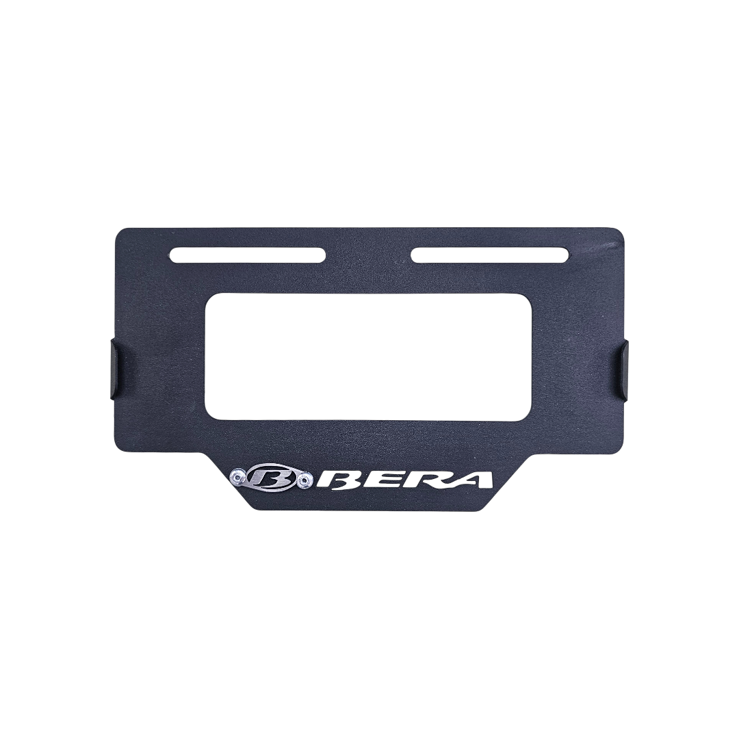 PORTA PLACA EN ACERO BERA SBR 150