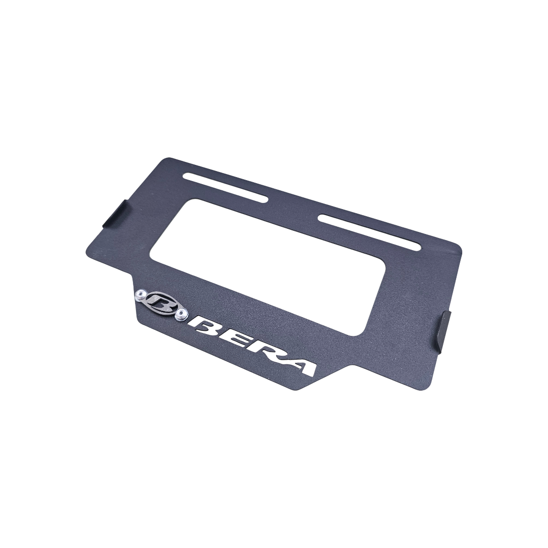 PORTA PLACA EN ACERO BERA SBR 150
