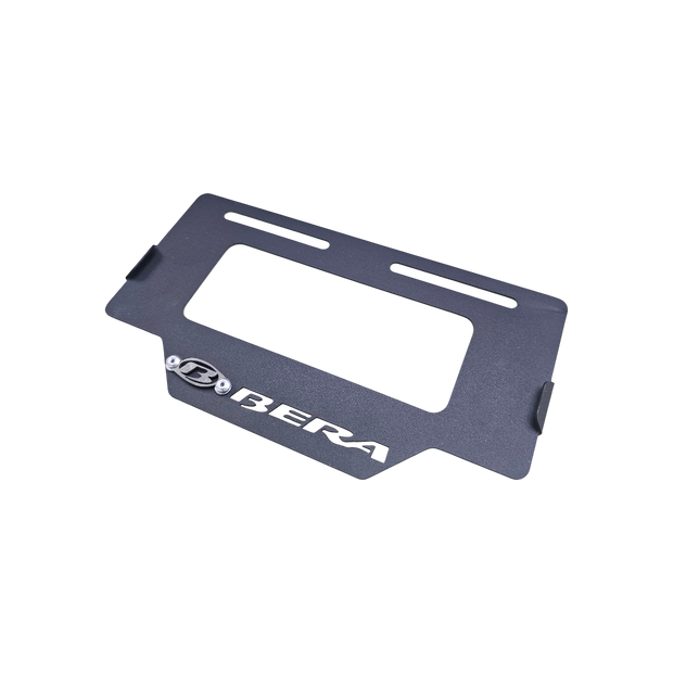 PORTA PLACA EN ACERO BERA SBR 150