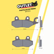 PASTILLAS DE FRENO PARA MOTOS - BP004 - CBI BRAKES