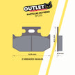 PASTILLAS DE FRENO PARA MOTOS - BP008 - CBI BRAKES