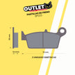 PASTILLAS DE FRENO PARA MOTOS - BP023 - CBI BRAKES