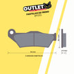PASTILLAS DE FRENO PARA MOTOS - BP055 - CBI BRAKES