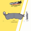 PASTILLAS DE FRENO PARA MOTOS - BP062 - CBI BRAKES