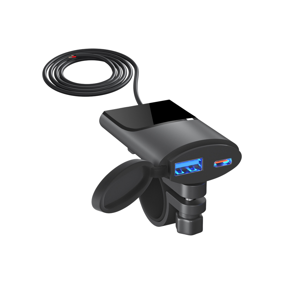 CARGADOR USB + USB C HWJ - 320 CARGA RÁPIDA