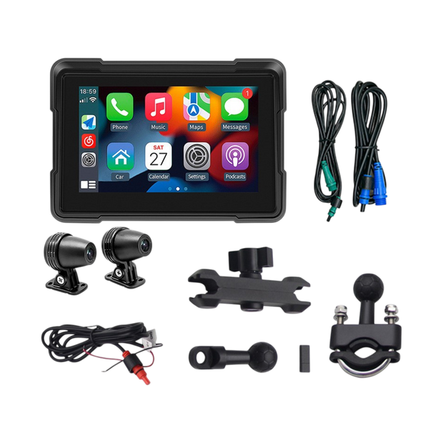 PANTALLA APPLE CARPLAY - ANDROID AUTO ECONOMICA + CÁMARAS DASHCAM